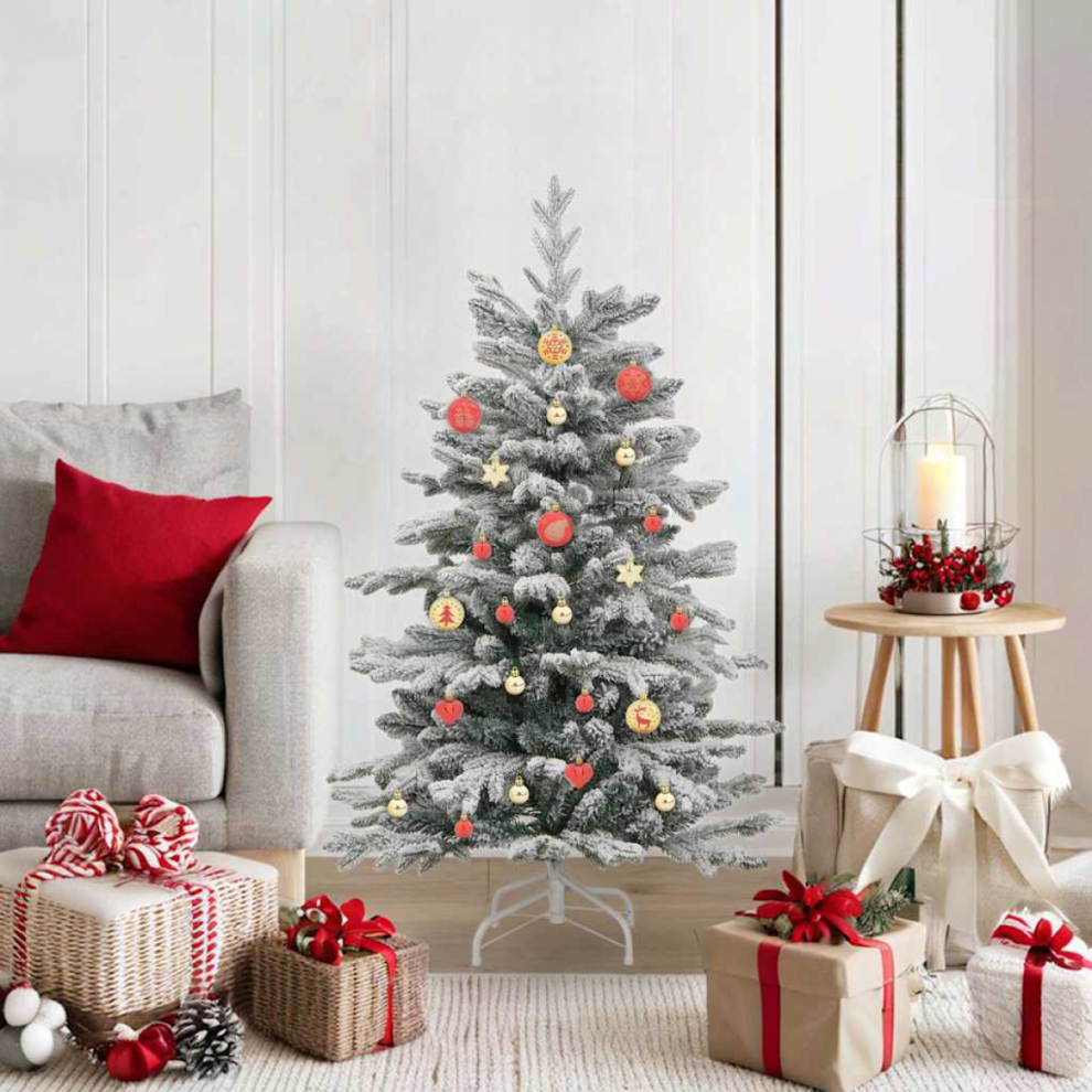 Vidaxl Christmas Bauble Set 40 Pcs Gold And Red Plastic