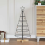 VidaXL vidaXL Christmas Cone Tree with Stand Black 90 cm Steel 1