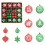 VidaXL vidaXL Christmas Bauble Set 40 pcs Red and Green Plastic 2