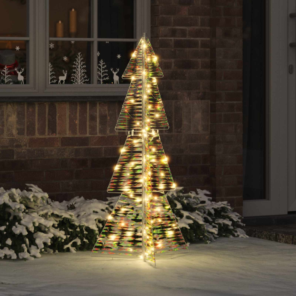Vidaxl Christmas Tree With 100 Leds Warm White 120 Cm Pet