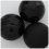 VidaXL vidaXL Christmas Bauble Set XL 9 pcs Black Plastic 4