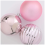 VidaXL vidaXL Christmas Bauble Set XXL 3 pcs Pink Plastic 4