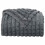 VidaXL vidaXL Throw Blanket Dark Grey 200 x 150 cm Fleece 4