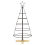 VidaXL vidaXL Christmas Cone Tree with Stand Black 90 cm Steel 5