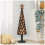 VidaXL vidaXL Christmas Tree with Stand Brown 120 cm Solid teak wood 3