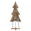 VidaXL vidaXL Christmas Tree with Stand Brown 181.5 cm Solid teak wood 4