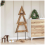 VidaXL vidaXL Christmas Tree with Stand Brown 149.5 cm Solid teak wood 4