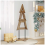VidaXL vidaXL Christmas Tree with Stand Brown 120 cm Solid teak wood 4