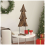 VidaXL vidaXL Christmas Tree with Stand Brown 90 cm Solid teak wood 3