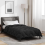 VidaXL vidaXL Winter Duvet Black 140 x 200 cm Microfiber 1