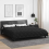 VidaXL vidaXL Winter Duvet Black 200 x 200 cm Microfiber 1