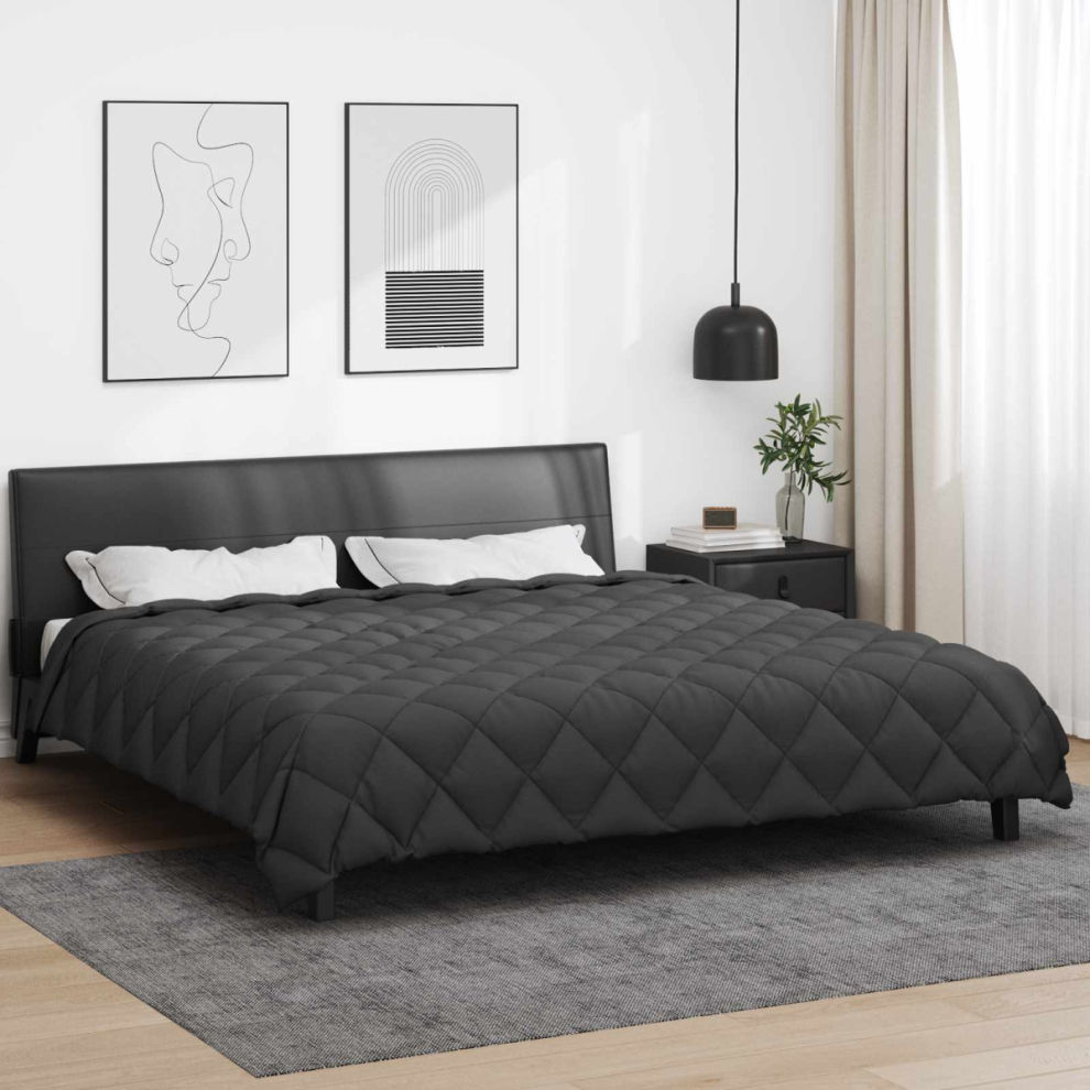 Vidaxl Winter Duvet Anthracite 240 X 260 Cm Microfiber