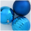 VidaXL vidaXL Christmas Bauble Set XXL 3 pcs Blue Plastic 4