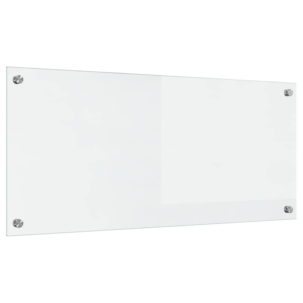 Vidaxl Kitchen Backsplash Transparent 90 X 40 Cm Tempered Glass