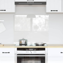 vidaXL Kitchen Backsplash Transparent 70 x 60 cm Tempered Glass