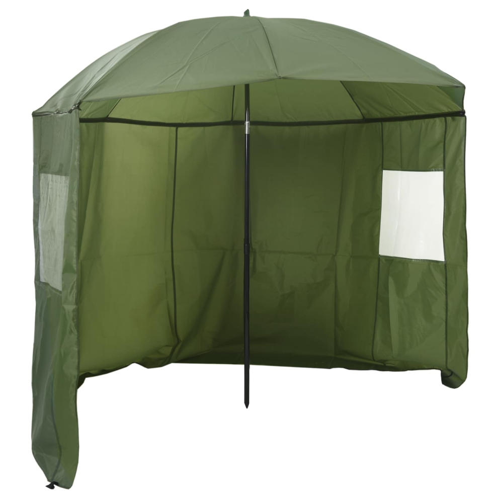 vidaXL Fishing Umbrella Brolly Shelter Tent Brolly Protection Fishing Shelter - Image 2