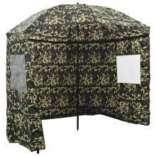 vidaXL Angel-Regenschirm 290 x 225 cm Oxford-Polyester Tarnung