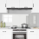VidaXL vidaXL Kitchen Backsplash 2 pcs Transparent 80 x 60 cm Tempered Glass 3