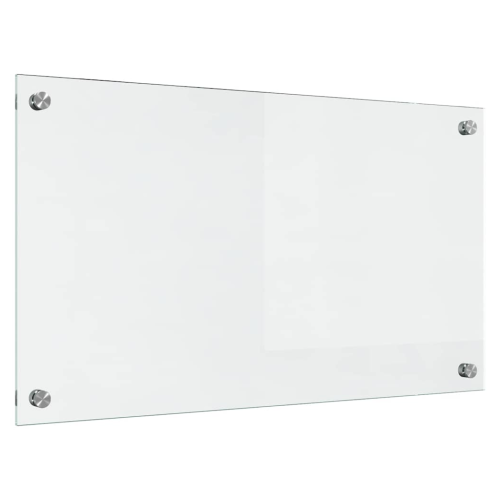 VidaXL vidaXL Kitchen Backsplash Transparent 70 x 40 cm Tempered Glass 1