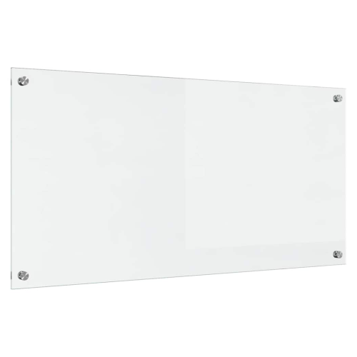 VidaXL vidaXL Kitchen Backsplash Transparent 100 x 50 cm Tempered Glass 1