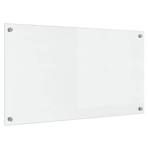 VidaXL vidaXL Kitchen Backsplash Transparent 90 x 50 cm Tempered Glass 1