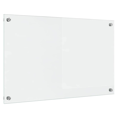 VidaXL vidaXL Kitchen Backsplash Transparent 80 x 50 cm Tempered Glass 1