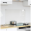 VidaXL vidaXL Kitchen Backsplash Transparent 80 x 50 cm Tempered Glass 3