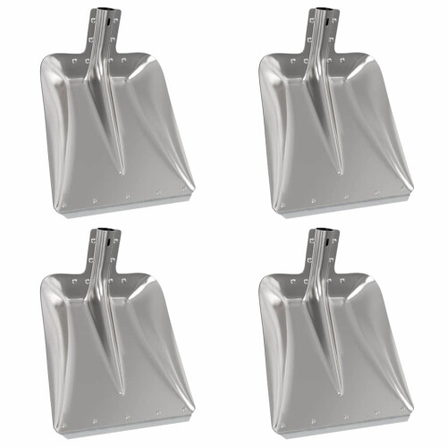 VidaXL vidaXL Shovel Head 4 pcs Silver 45 x 38 cm Aluminum 1