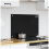 VidaXL vidaXL Kitchen Backsplash Black 70 x 50 cm Tempered Glass 3