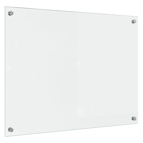 VidaXL vidaXL Kitchen Backsplash Transparent 80 x 60 cm Tempered Glass 1