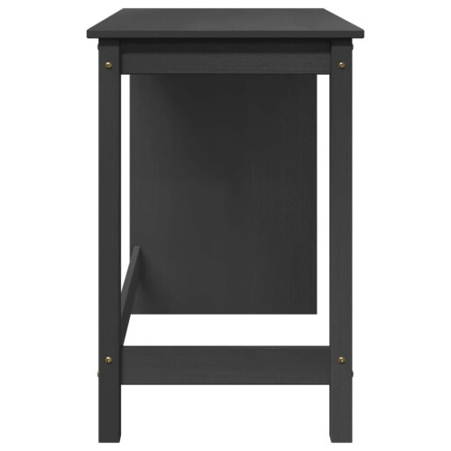 VidaXL vidaXL Desk Grey 112 x 50 x 75 cm Solid Pine Wood 2