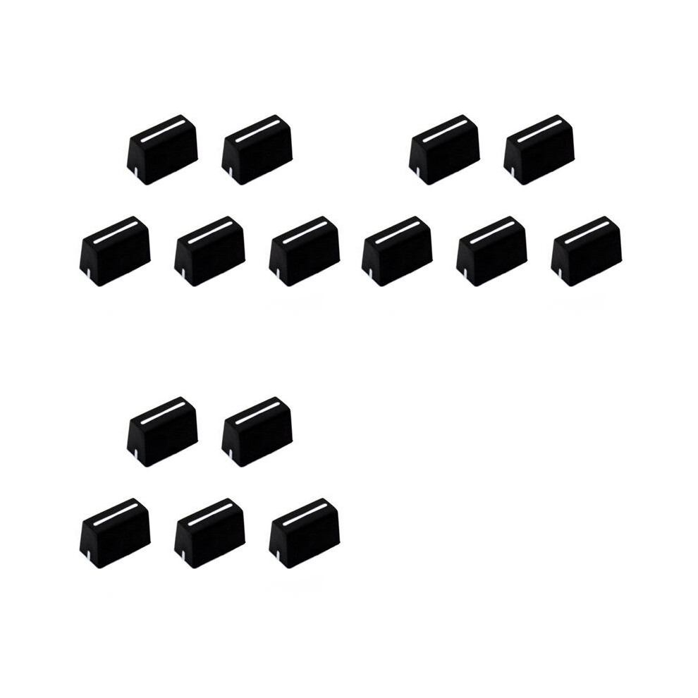 15Pcs Universal Fader Knobs Fader Cap Straight Slide Potentiometer Cap For Dj Controller Mixers Console Djm,Ddj,Xdj 6031259381576