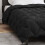 VidaXL vidaXL Winter Duvet Black 140 x 200 cm Microfiber 4