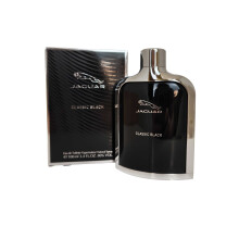 Jaguar Classic Black 100ml EDT Spray - Sophisticated Citrus, Spicy Woody Masculine Fragrance for Day & Night