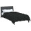 VidaXL vidaXL Winter Duvet Black 140 x 200 cm Microfiber 3