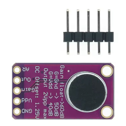 5X MAX9814 Microphone Amplifier Module MIC Microphone Sound Amplification for Audio Projects and Sound Systems 2