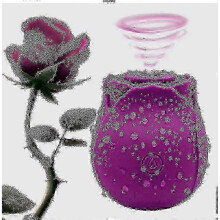 (Purple) New 2024 Rose For Women Mini Massager Stress Relief 10 Modes -can