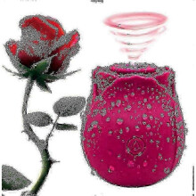(Red) New 2024 Rose For Women Mini Massager Stress Relief 10 Modes -can