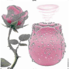 (Pink) New 2024 Rose For Women Mini Massager Stress Relief 10 Modes -can