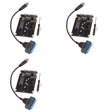 3X M.2 NGFF MSATA to USB 3.0 Adapter Converter Reader Card with Cable Portable Flash Drive Support SSD
