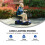 (Blue) Pilot Mobility Scooter 4mph Boot Travel LED Headlight 6
