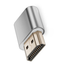 4X -Compatible Dummy Plug 4K HDR Virtual Monitor EDID Emulator Headless Display Adapter Supports to 4k@60Hz