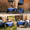 (Blue) Pilot Mobility Scooter 4mph Boot Travel LED Headlight 10