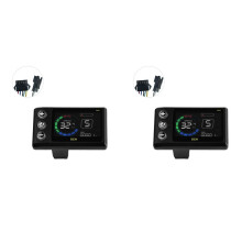 2X S869 Electric Bicycle LCD Display 24V-72V LCD Color Screen Meter for Mountain Bike LCD Meter SM5+2PIN
