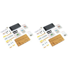 2X DIY Soldering Kit Spectrum USB Electronic Display Sound Activated Home Stereo Speaker DIY Kit