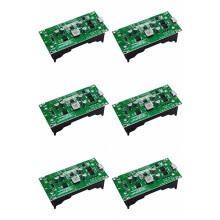 6X Type-C 15W 3A 18650 Lithium Battery Charger Module - Step Booster Fast Charge UPS Power Supply Converter 5V
