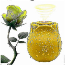 (Yellow) 2025 Rose For Women Mini Massager Stress Relief 10 Modes