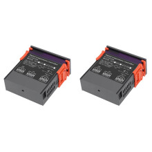 2X 7016A Digital Temperature Controller 220V 30A with High-Power Temp Control Thermostat Heating Cooling NTC Sensor