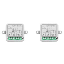 2X Tuya Zigbee Curtain Module Intelligent Circuit Breaker Support APP Remote Control for Curtain