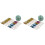 48 Mixed Paper Cocktail Umbrellas Parasols Party Drinks 1